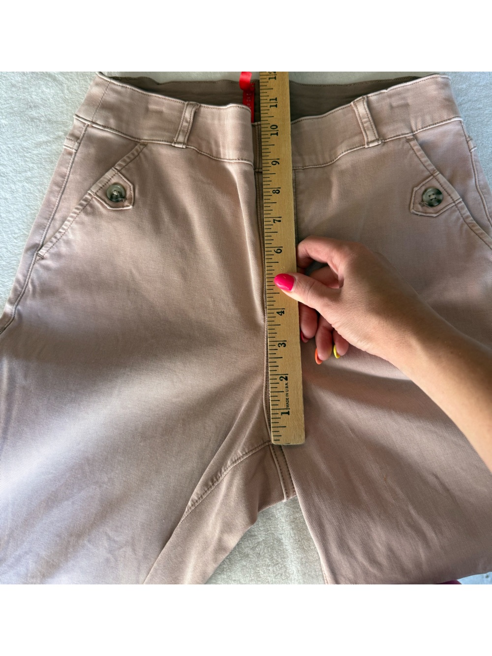Spanx Muave Twill Cropped Wide-Leg Pants - Picture 10 of 12